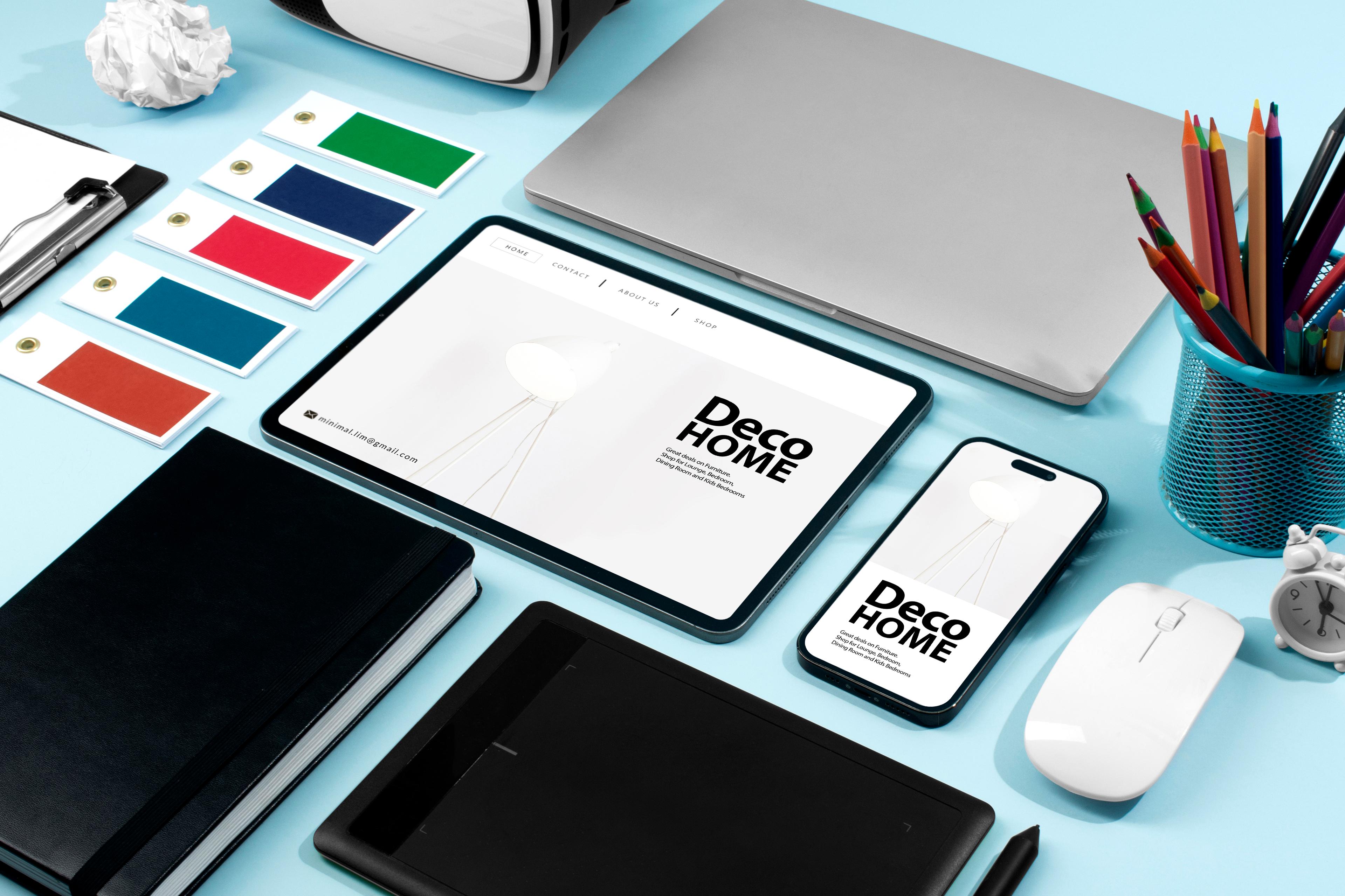 Branding and brand strategy portfolio image showing identity concept development