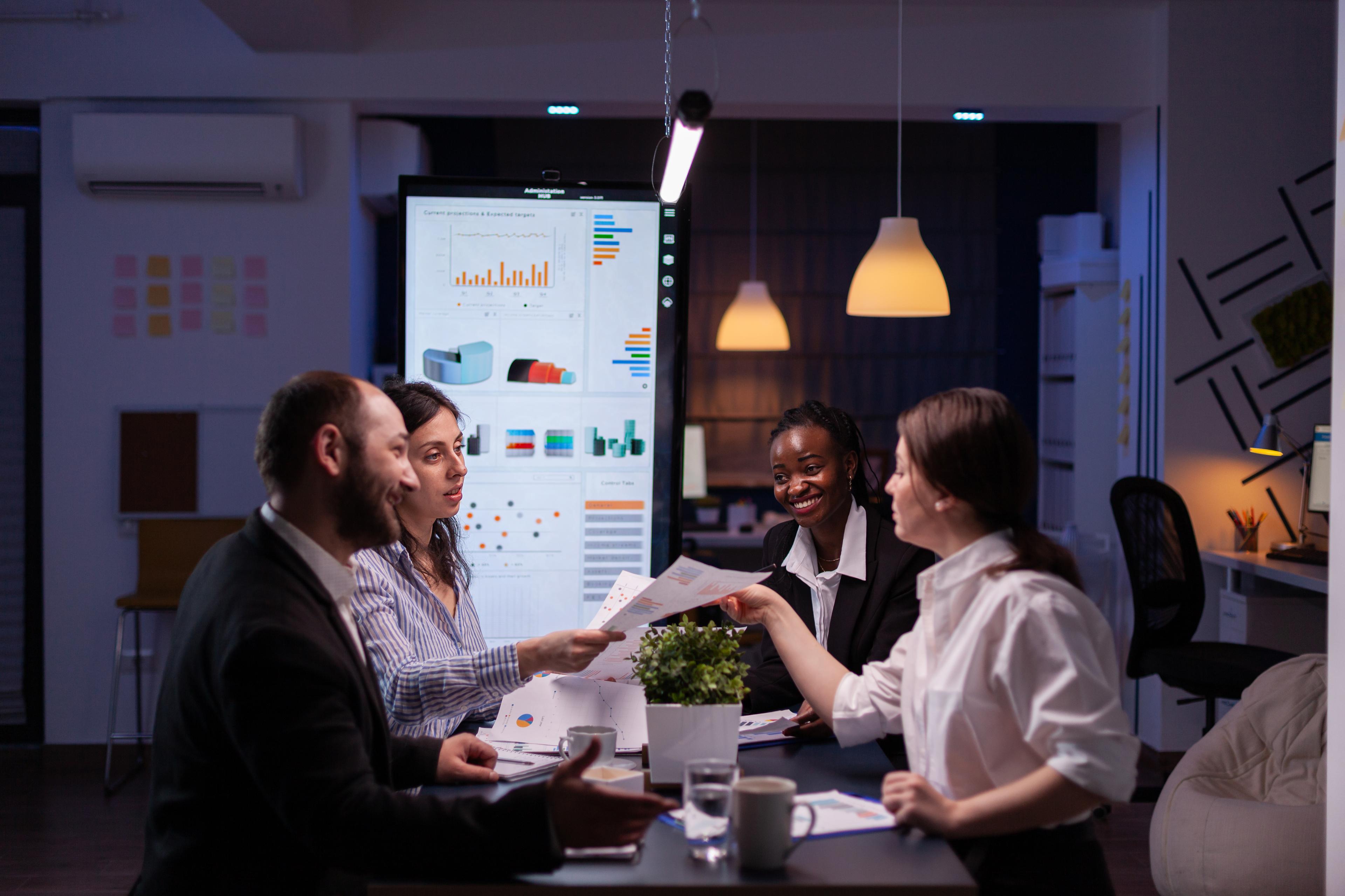 Business consulting portfolio image showing positioning workshop collaboration